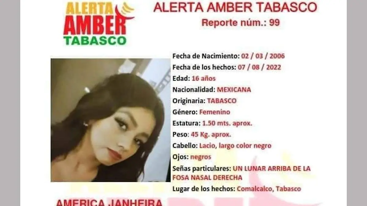 ALERTA AMBER